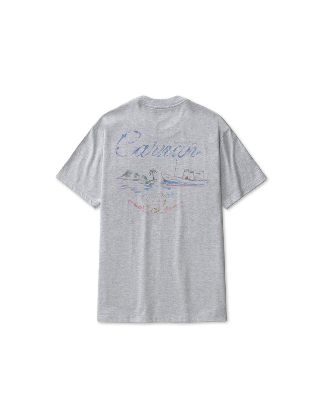 Grey 'Boat' Heavy Tee