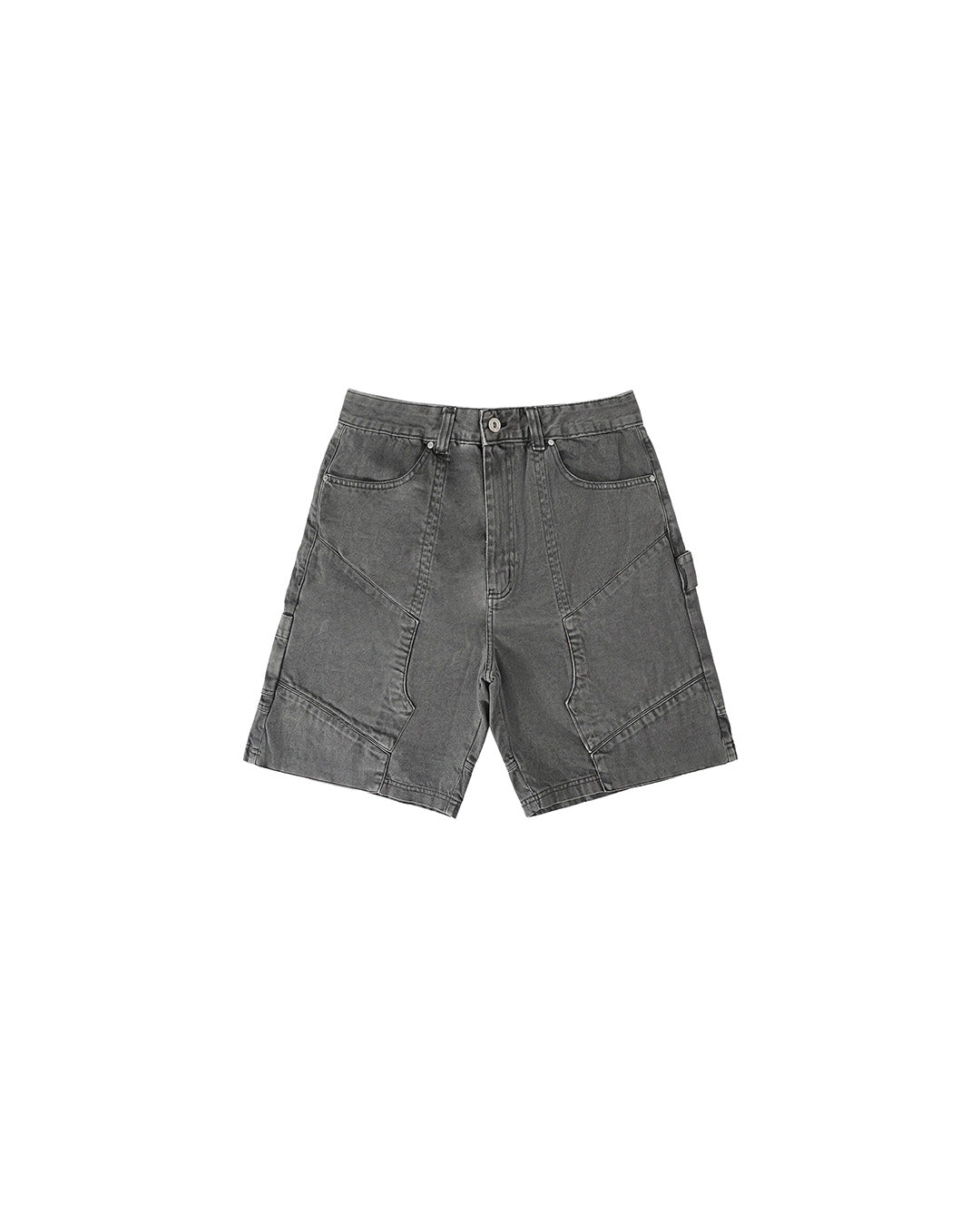 Grey 'Carpenter' Denim Shorts