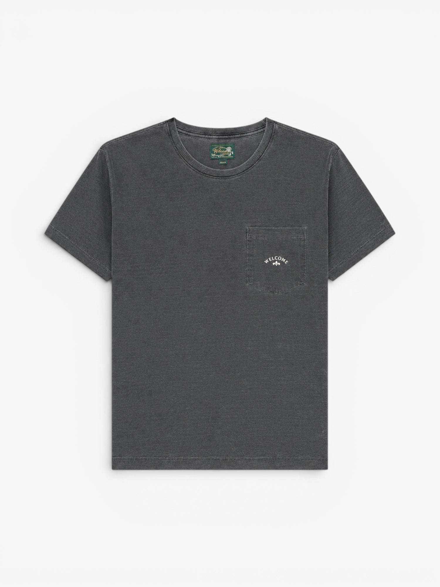 Grey Faded 'Sunny' Pocket Tee