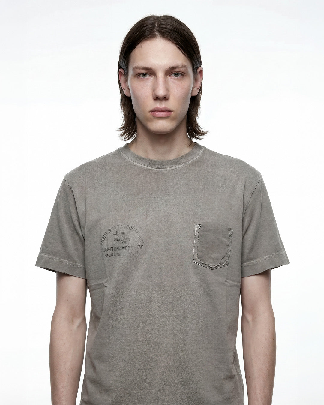 Grey 'Industries' Regular Tee X EGHO STUDIOS