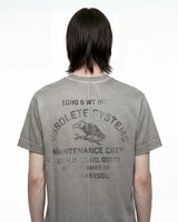 Grey 'Industries' Regular Tee X EGHO STUDIOS