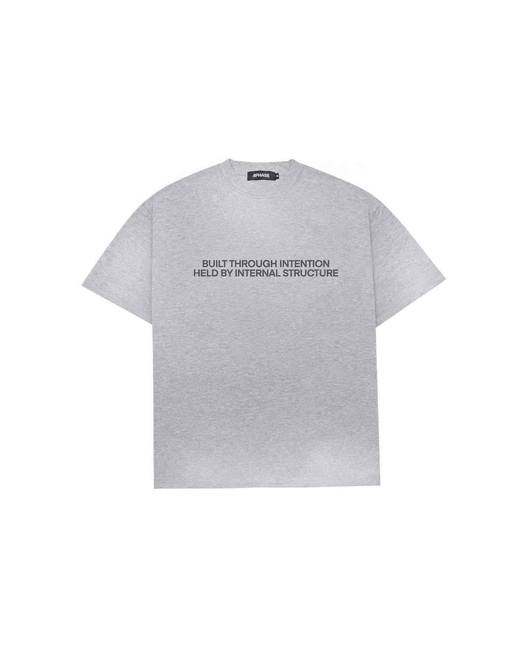 Grey 'Phrase' Tee