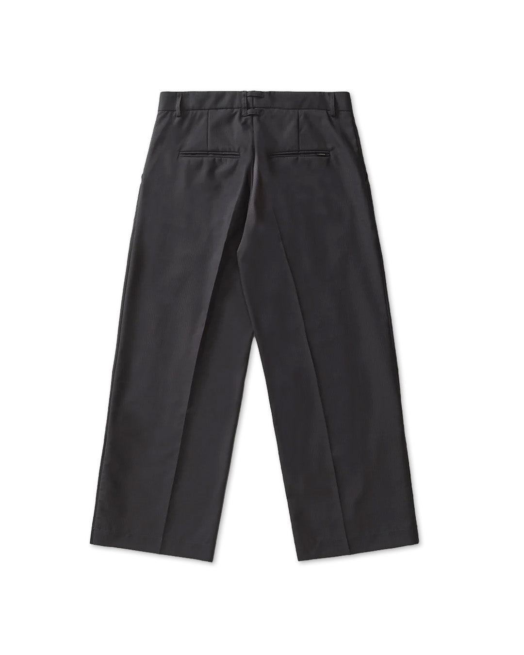 Grey Slit Tailored Pants