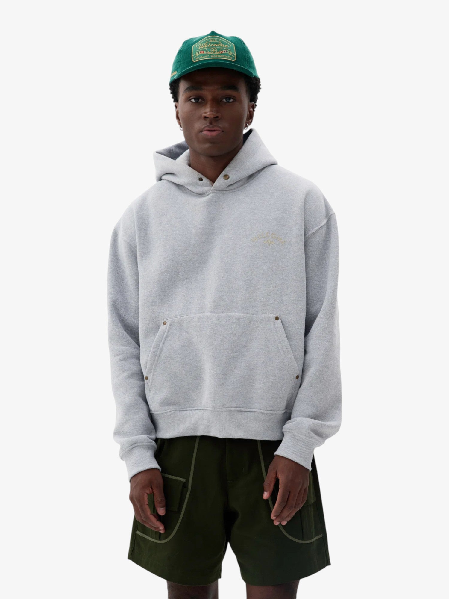 Grey 'Tulipa' Boxy Hoodie