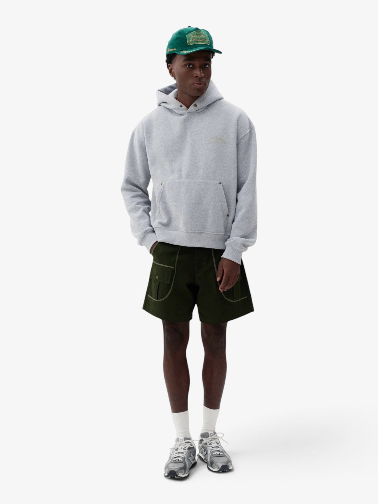 Grey 'Tulipa' Boxy Hoodie