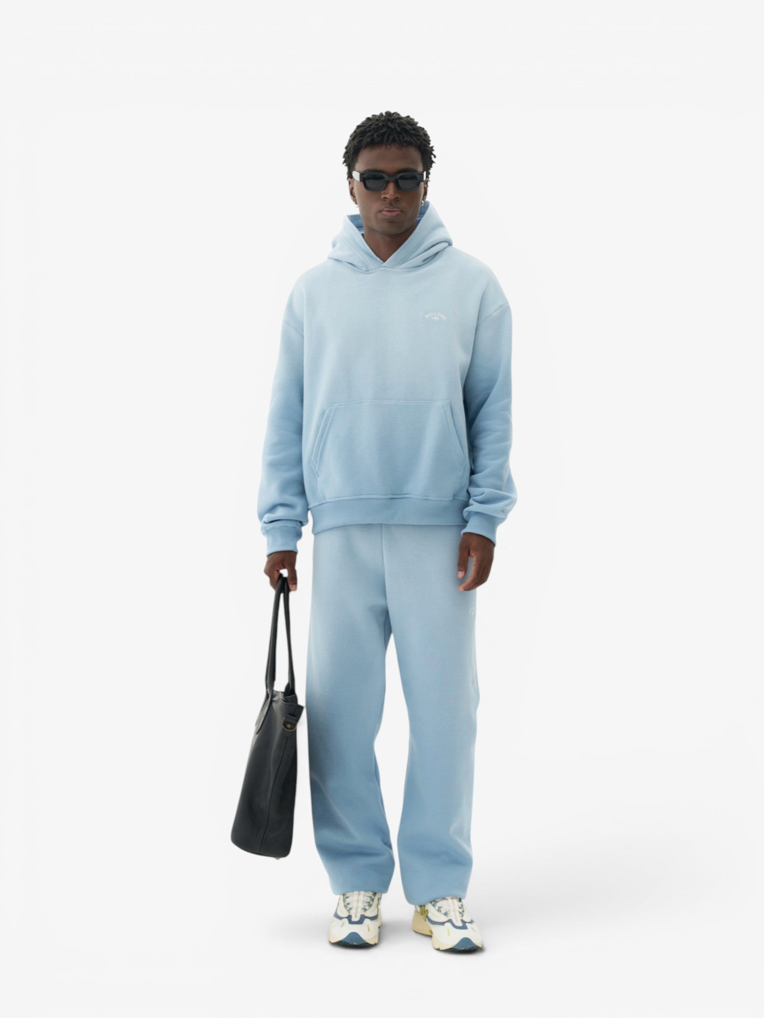 Light Blue Faded Hoodie