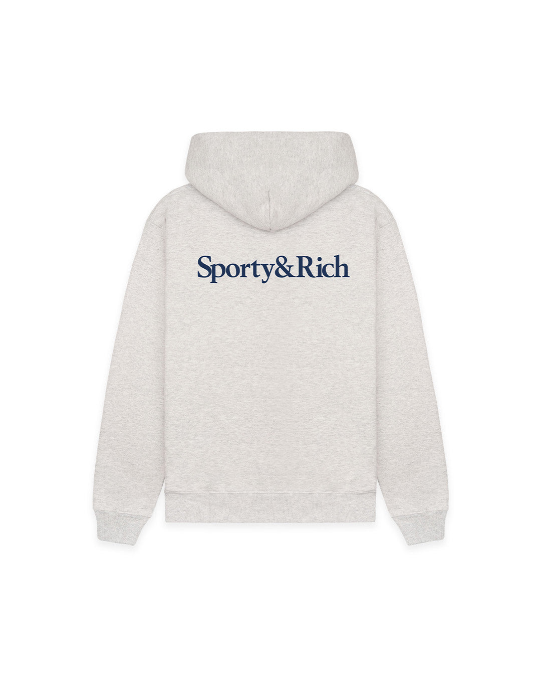 Hearther Grey/Navy 'Dodgers Serif' Hoodie