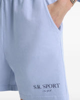 Hydrangea Washed/Navy 'SR Sport' Gym Short