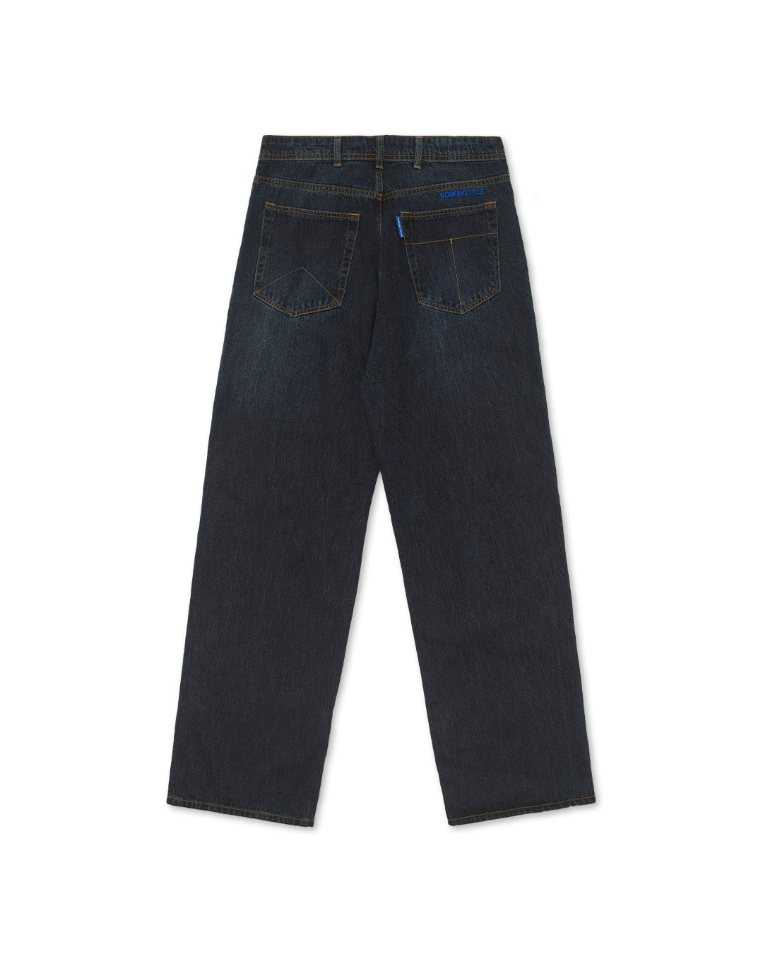 Indigo Blue Straight Leg Jeans