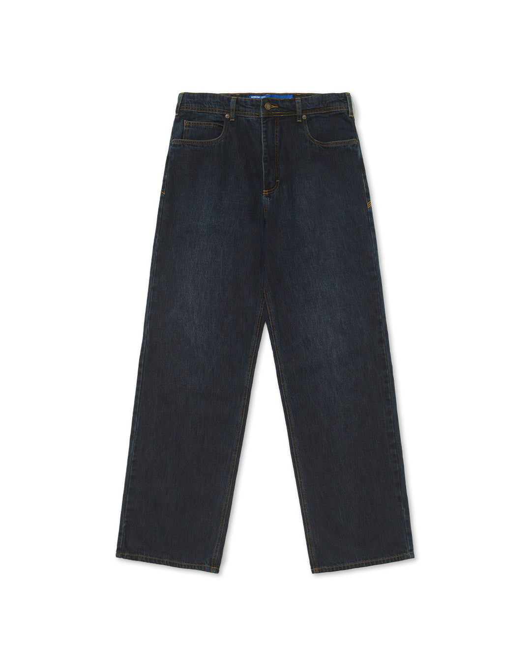 Indigo Blue Straight Leg Jeans