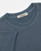 Indigo Washed 'Chakra' Regular Boxy Tee