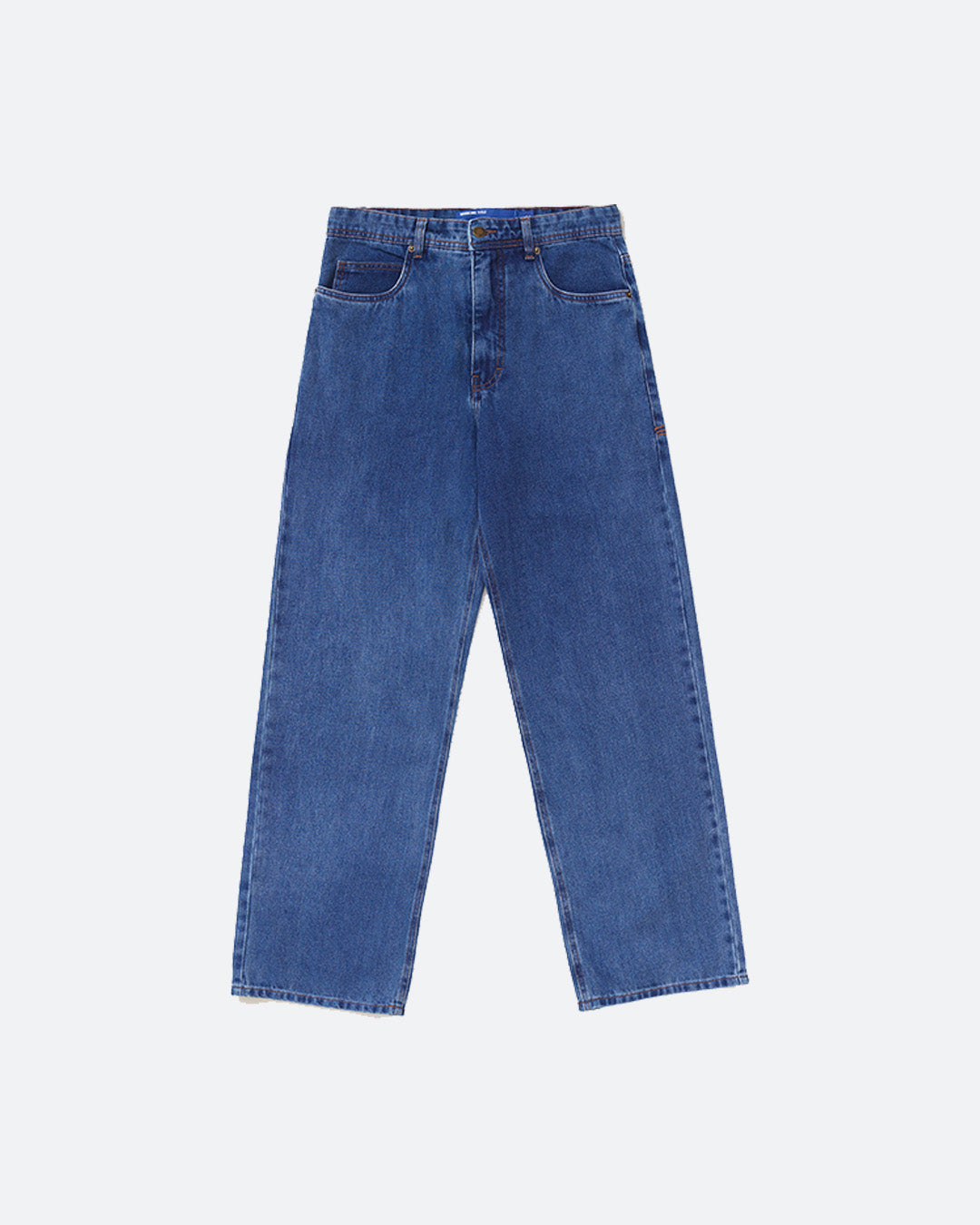 Indigo Straight-Leg Denim Pants