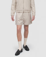 Khaki Tailored Supima Shorts