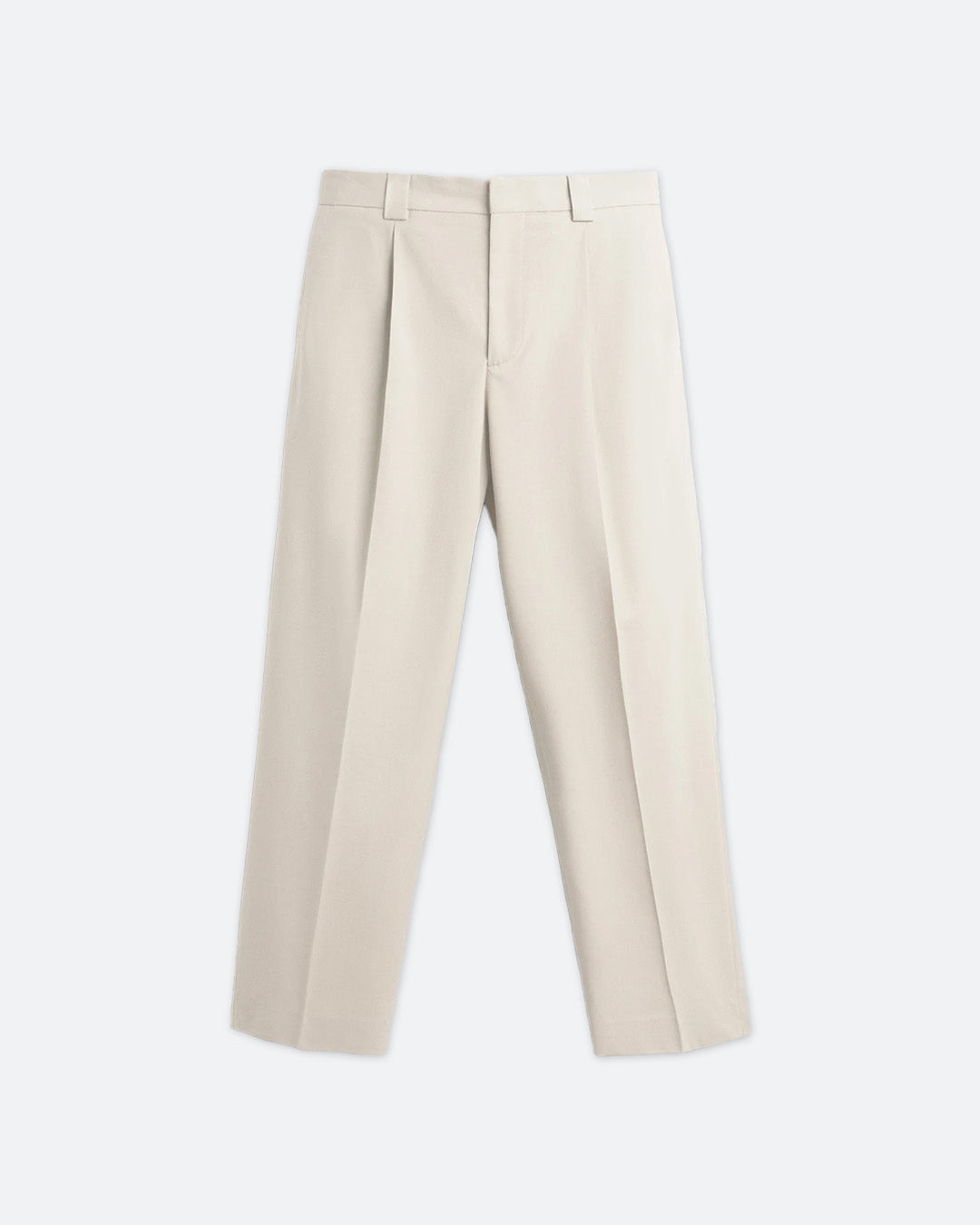 Khaki Wide Tailored Pants