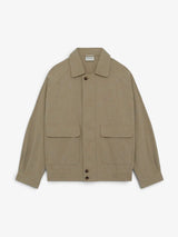 Khaki 'Blouson Raglan Coton' Jacket