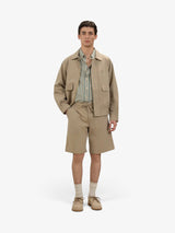 Khaki 'Blouson Raglan Coton' Jacket