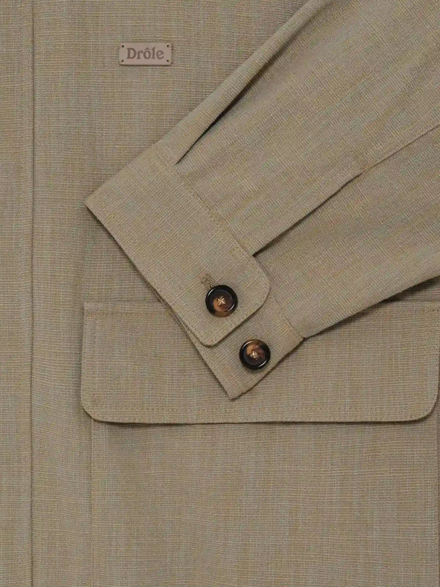 Khaki 'Blouson Raglan Coton' Jacket