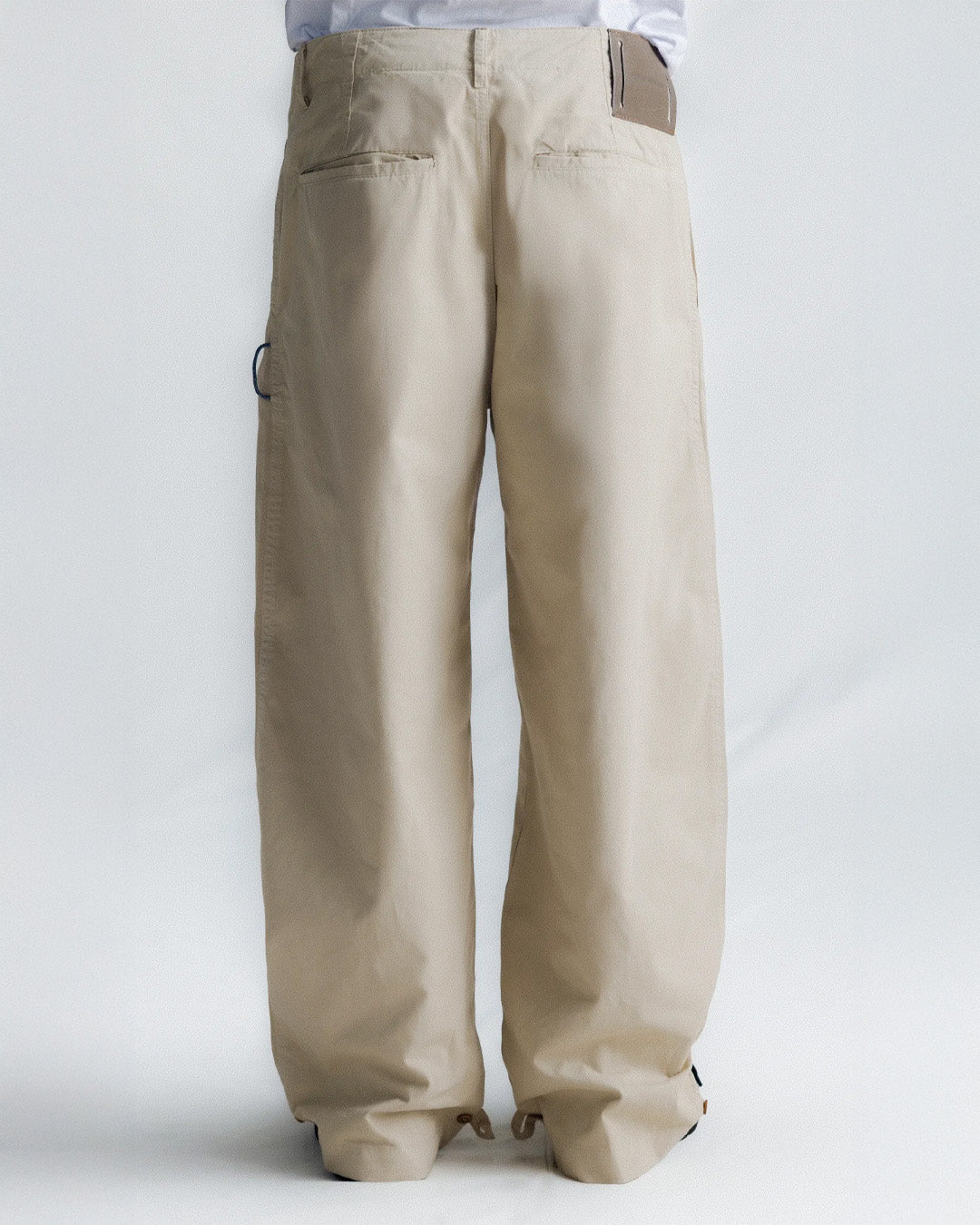 Khaki 'Combat' Baggy Pants