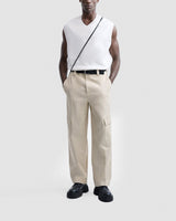 Khaki Wide Cargo Pants