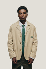 Beige 'Sunny Ripstop' Blazer