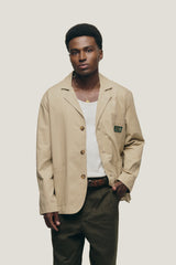 Beige 'Sunny Ripstop' Blazer