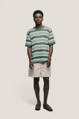 Green Striped 'Orla' Tee