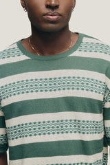 Green Striped 'Orla' Tee
