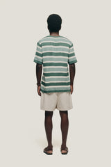 Green Striped 'Orla' Tee