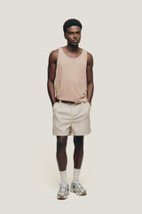 Brown Knitted Tank Top