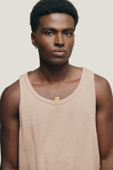 Brown Knitted Tank Top