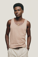 Brown Knitted Tank Top