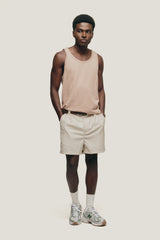 Brown Knitted Tank Top