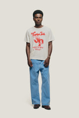 White 'Lobster' Slim Fit Tee