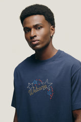 Navy 'Stars' Regular Tee