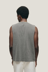 Gray Washed Boxy 'Fit' Tank Top