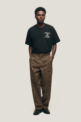 Leopard Tailoring Double Pants