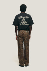 Leopard Tailoring Double Pants