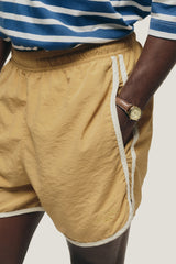 Caramel Nylon Shorts