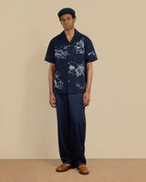 Blue 'La Chemise Brodee' Shirt