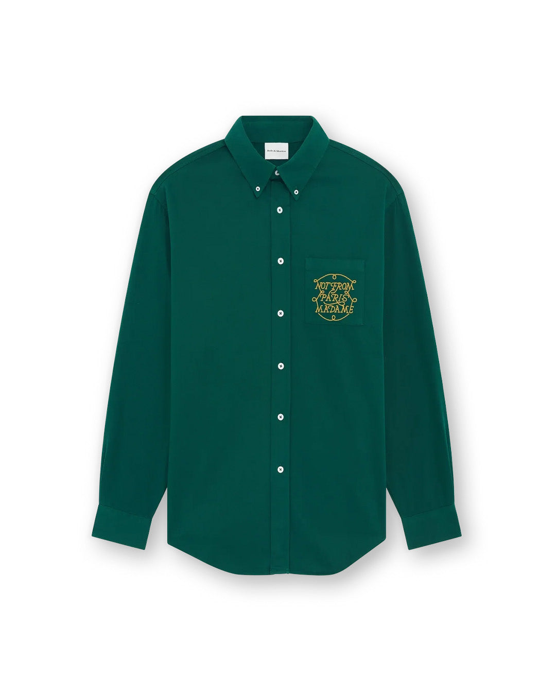 Green La Chemise Slogan Tresses