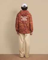 Brown La Veste Capuche Slogan