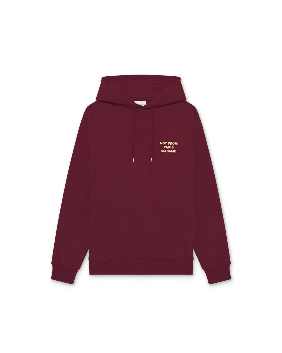 Burgundy Le Hoodie Slogan