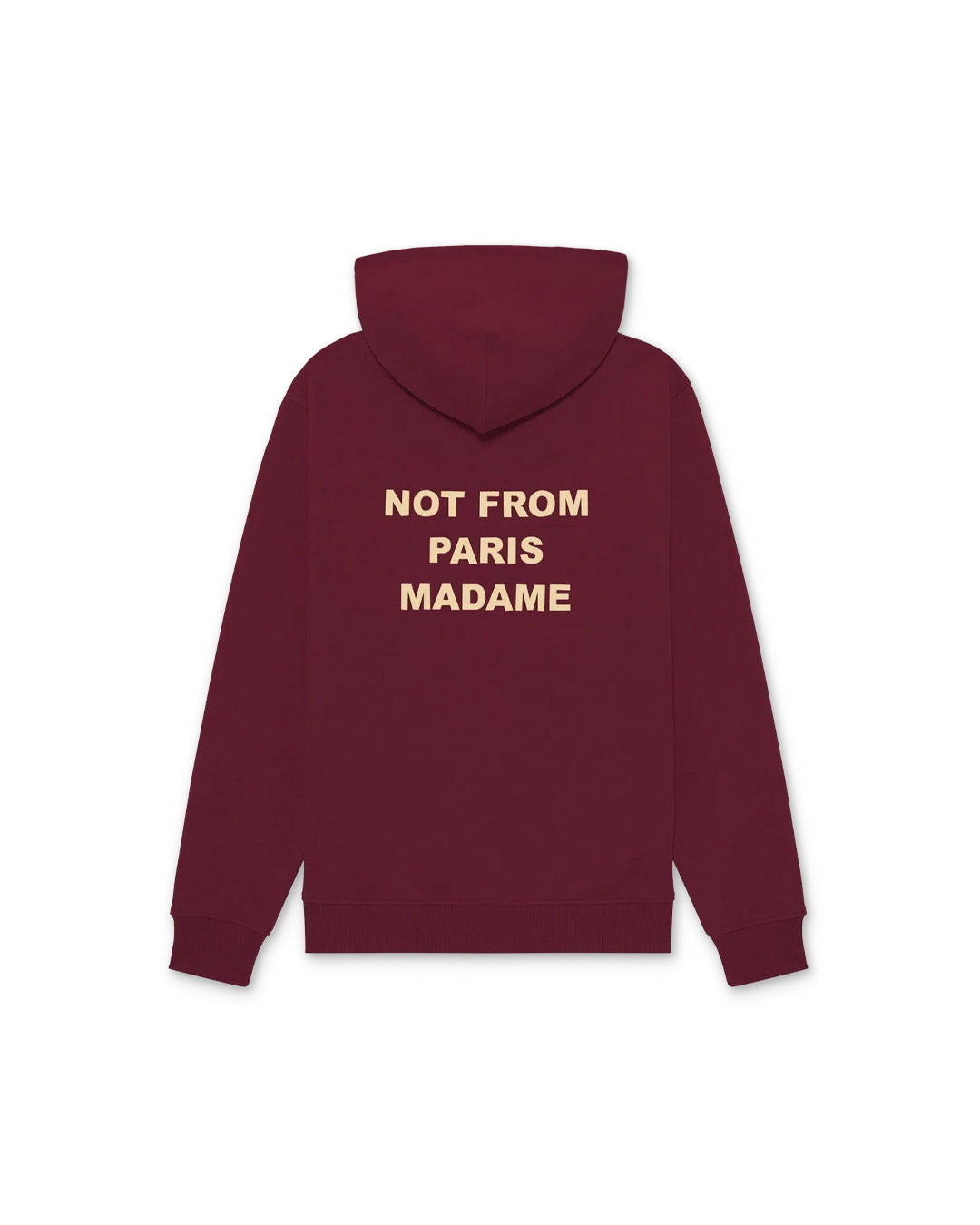 Burgundy Le Hoodie Slogan
