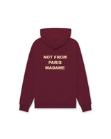 Burgundy Le Hoodie Slogan