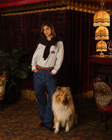 Blue Le Jean Baggy Monogramme