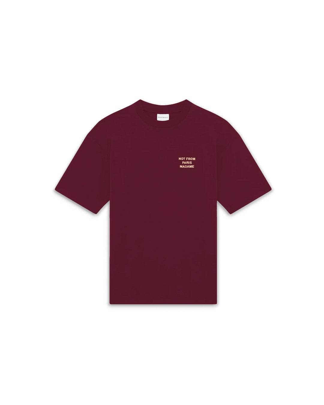 Burgundy Le Tshirt Slogan