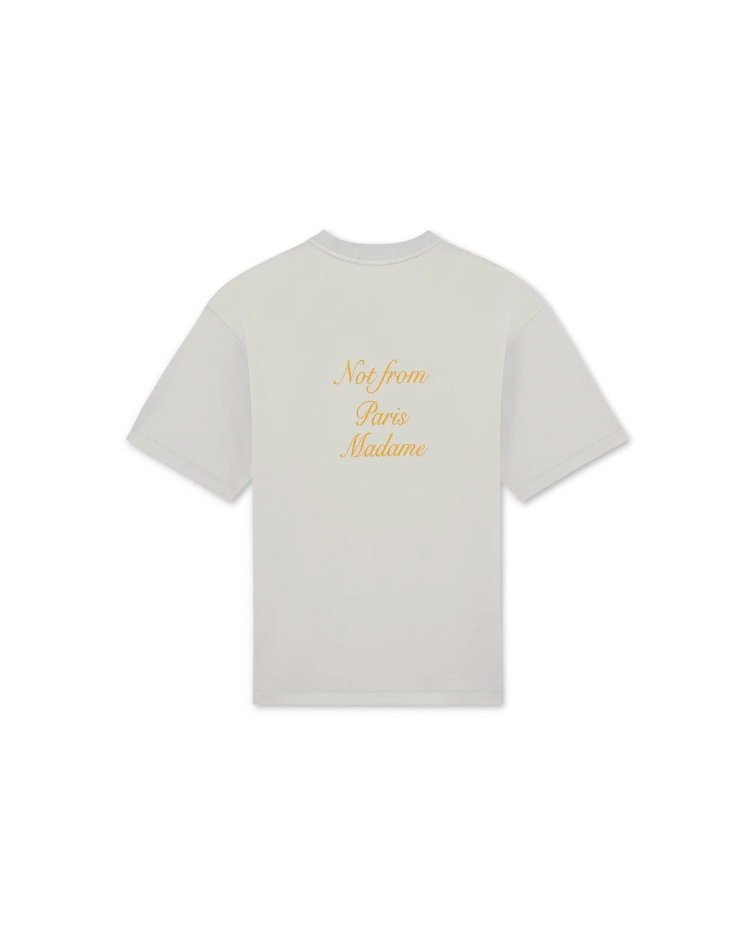 Grey Le T-Shirt Slogan Calligraphie