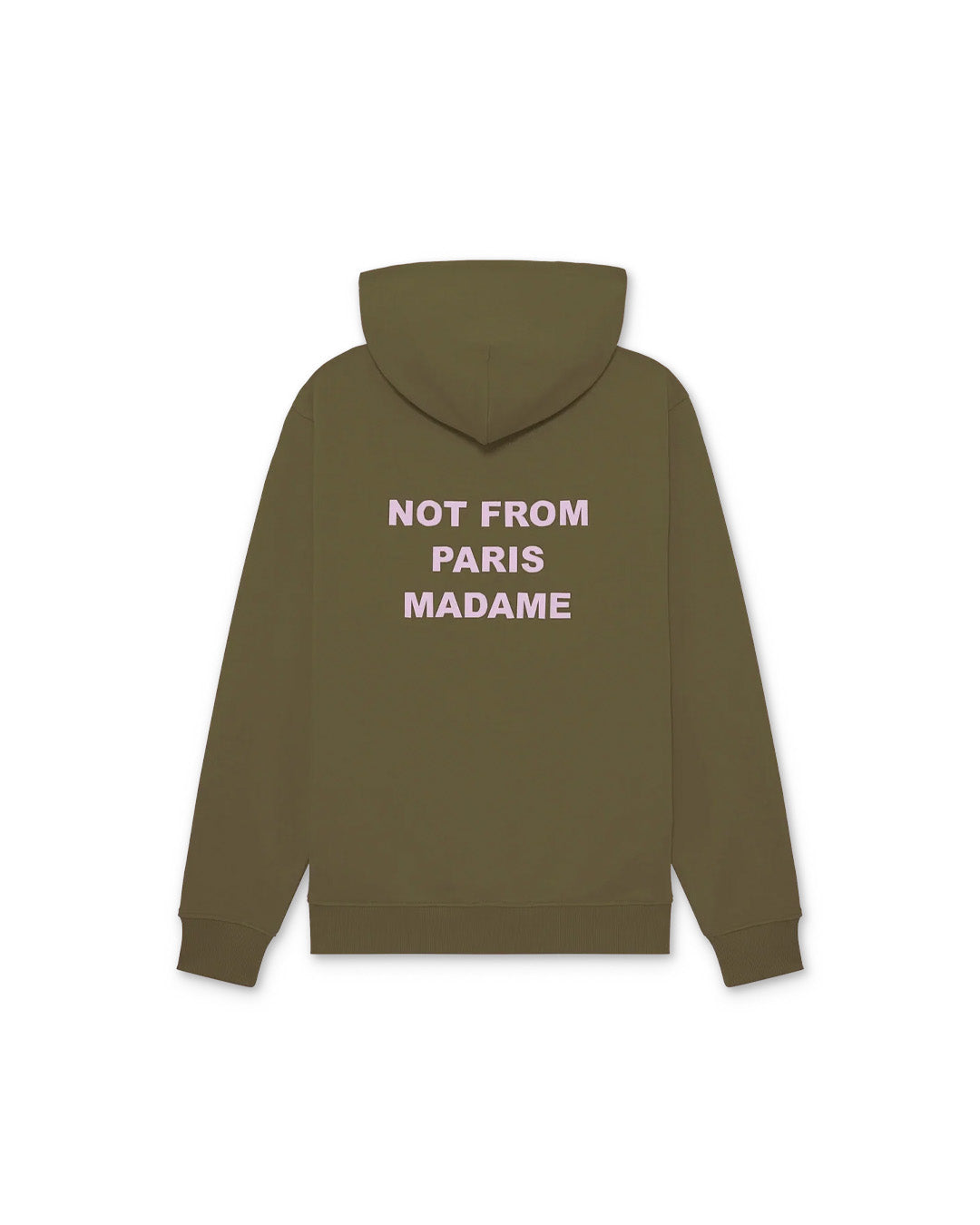 Kaki Le Hoodie Slogan