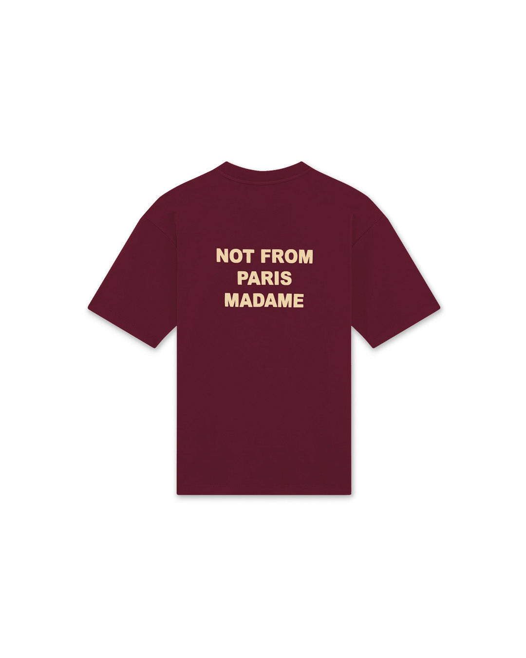 Burgundy Le Tshirt Slogan