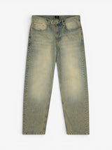 Light Blue Sandwashed 'Dirty Whiskers' Denim Pants